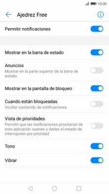 Pulsa el indicador junto a 