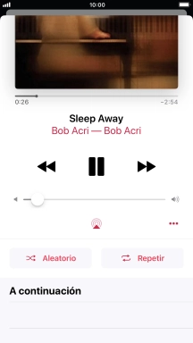 Pulsa Aleatorio para activar o desactivar la función.