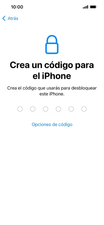 Pulsa Opciones de código.