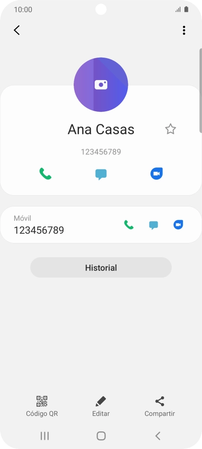 Pulsa la tecla de inicio para terminar y regresar a la pantalla de inicio.
