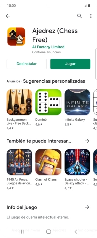 Pulsa la tecla de inicio para terminar y regresar a la pantalla de inicio.