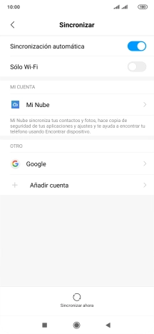 Pulsa la tecla de inicio para terminar y regresar a la pantalla de inicio.