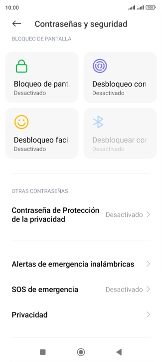 Pulsa Privacidad.