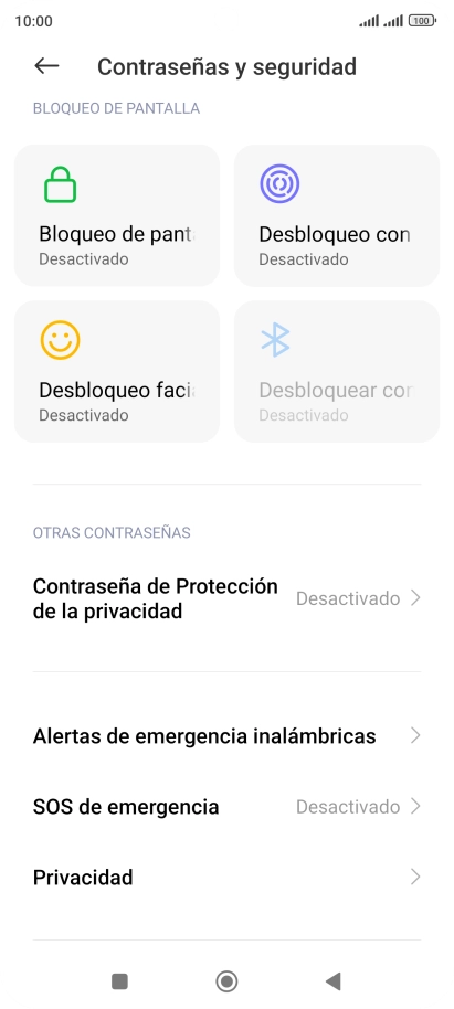 Pulsa Privacidad.