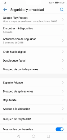 Pulsa Bloqueo de tarjeta SIM.