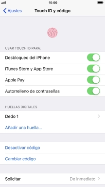 Pulsa el indicador junto a 