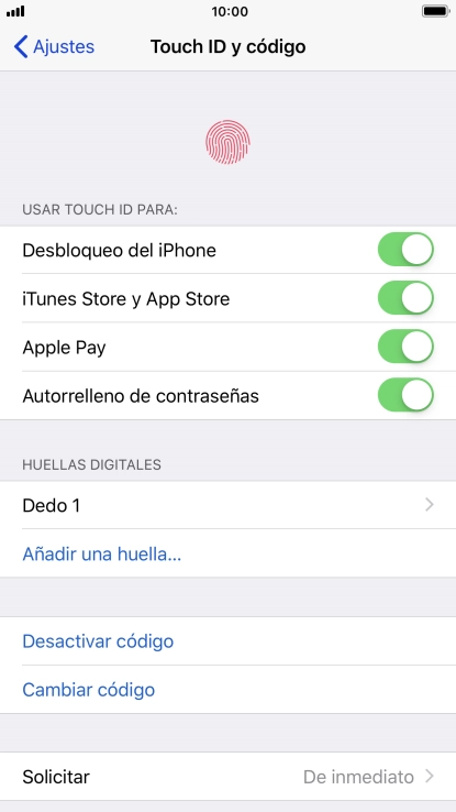 Pulsa el indicador junto a 