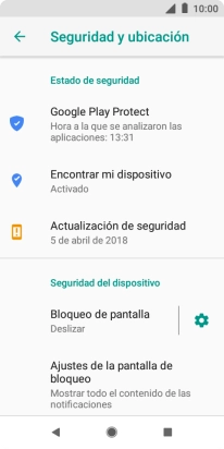 Pulsa Bloqueo de pantalla. Pulsa Bloqueo de pantalla.