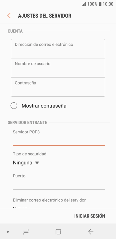 Pulsa la lista desplegable bajo 