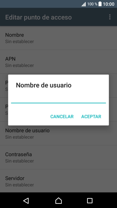 Introduce wap@wap y pulsa ACEPTAR.