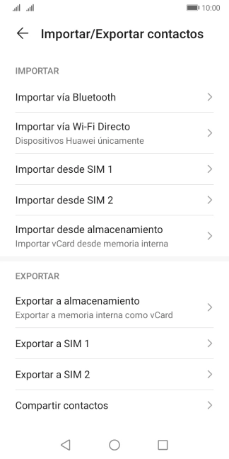 Pulsa Importar desde ‹SIM›.