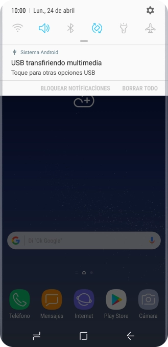 Pulsa el icono de ajustes.