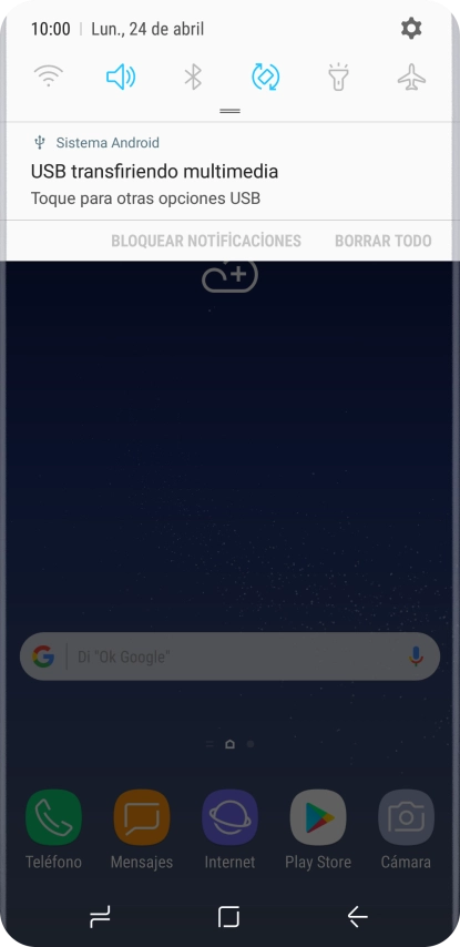 Pulsa el icono de ajustes.