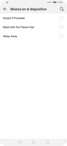 Pulsa los timbres de llamada deseados para escucharlos.