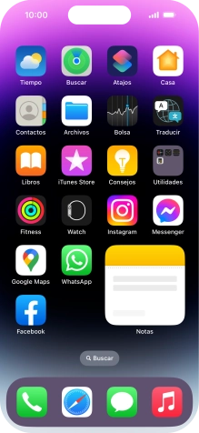 Si utilizas un grupo de widgets: Desliza el dedo hacia arriba o hacia abajo sobre el grupo para seleccionar el widget deseado.