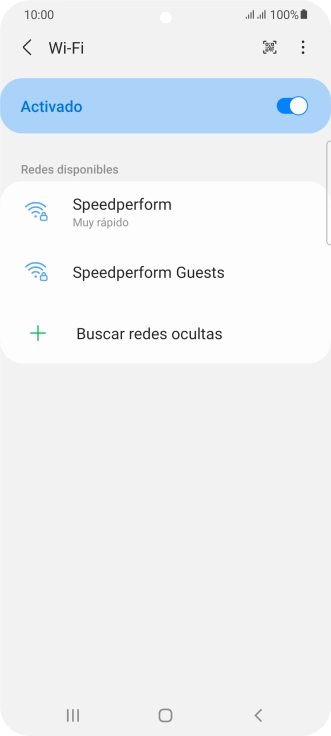 Pulsa el icono de menú.