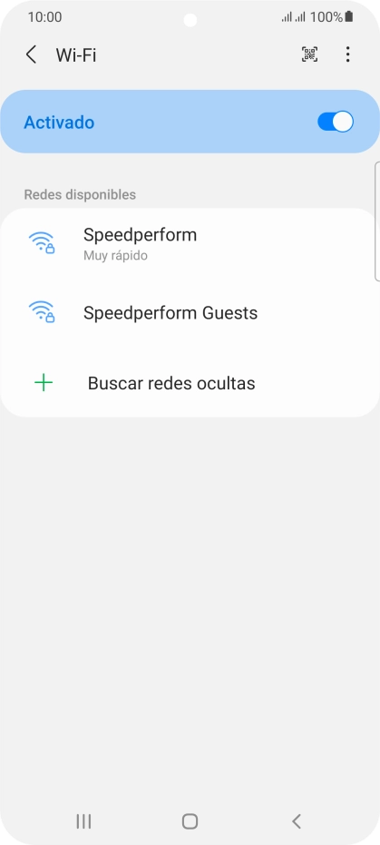 Pulsa el icono de menú.
