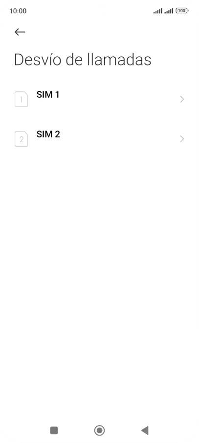 Pulsa la tarjeta SIM deseada.