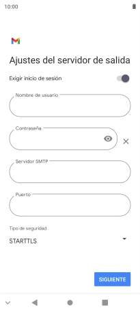 Pulsa el indicador junto a 