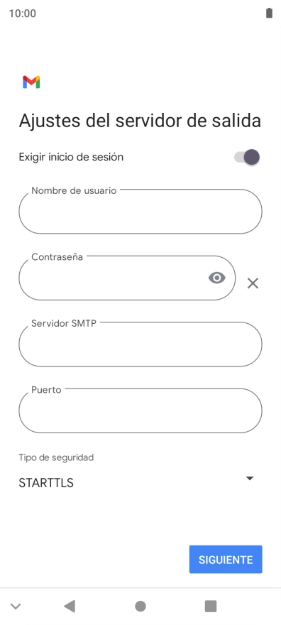 Pulsa el indicador junto a 