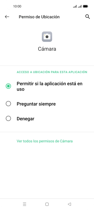 Pulsa el ajuste deseado.
