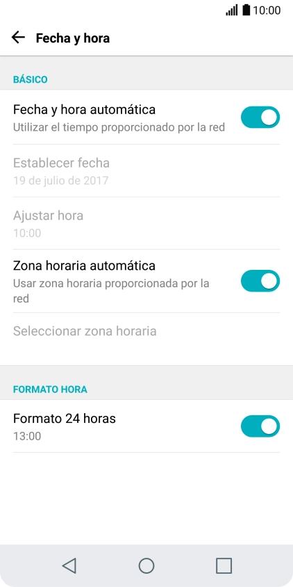 Pulsa la tecla de inicio para terminar y regresar a la pantalla de inicio.