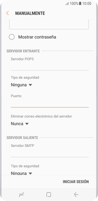 Pulsa la lista desplegable bajo 