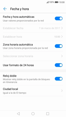 Pulsa la tecla de inicio para terminar y regresar a la pantalla de inicio.