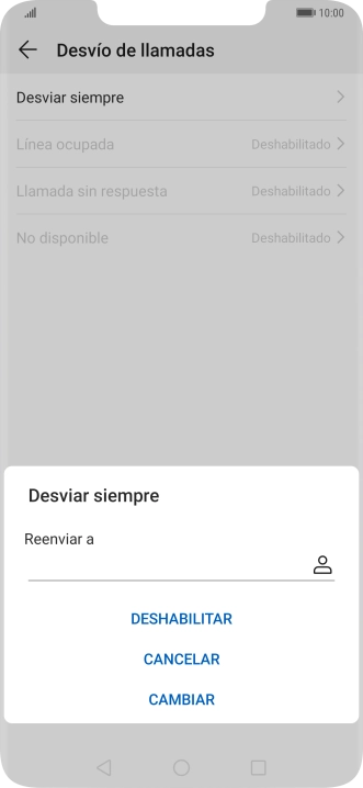 Pulsa DESHABILITAR.