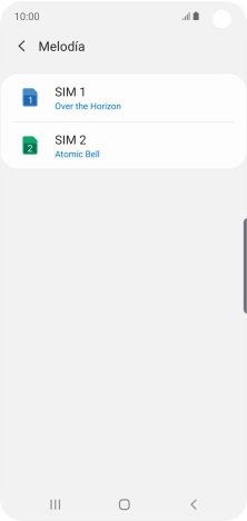 Pulsa la tarjeta SIM deseada. Pulsa la tarjeta SIM deseada.