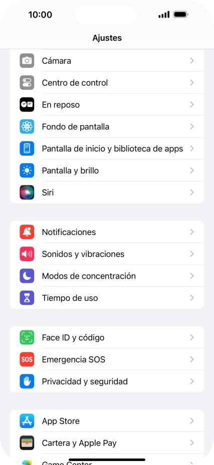 Pulsa Sonidos y vibraciones.