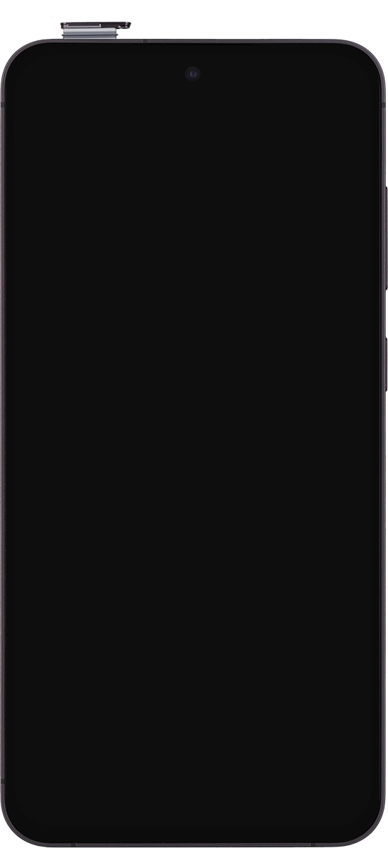 Retira el contenedor de la tarjeta SIM del teléfono.
