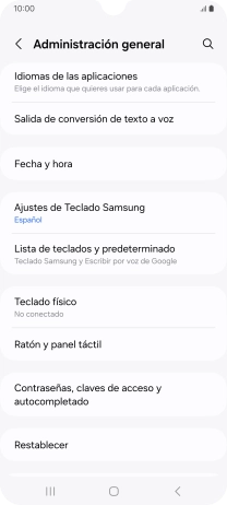 Pulsa Fecha y hora.