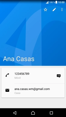 Pulsa el número de teléfono deseado.