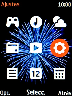 Selecciona el icono de ajustes.