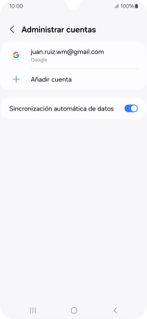 Pulsa Añadir cuenta.