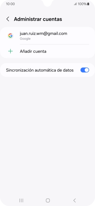 Pulsa Añadir cuenta.
