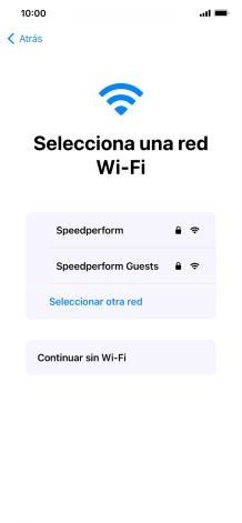 Pulsa la red wifi deseada.