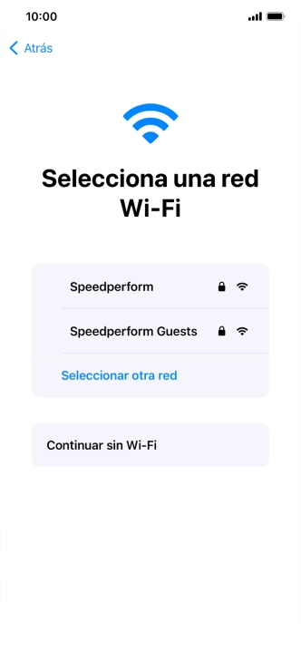 Pulsa la red wifi deseada.