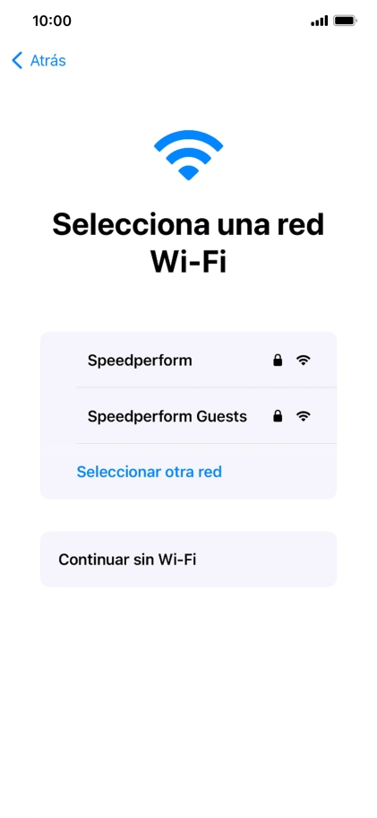 Pulsa la red wifi deseada.