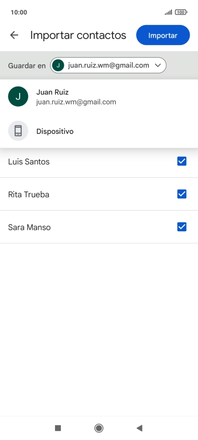 Pulsa Dispositivo.