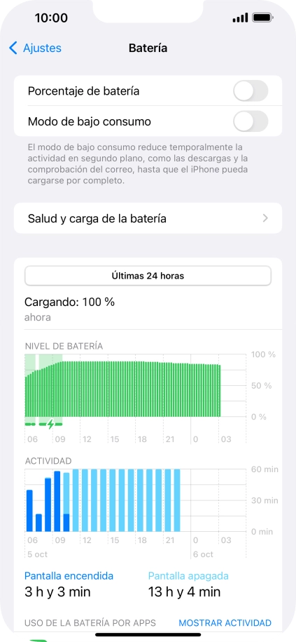 Pulsa el indicador junto a 