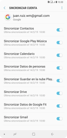 Pulsa la tecla de inicio para terminar y regresar a la pantalla de inicio.