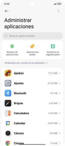 Pulsa la app deseada.