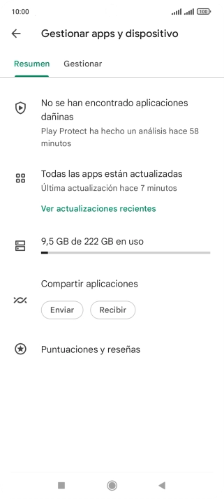 Pulsa Gestionar. Pulsa Gestionar.