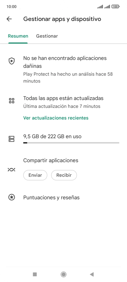 Pulsa Gestionar. Pulsa Gestionar.