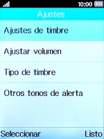 Selecciona Ajustes de timbre.