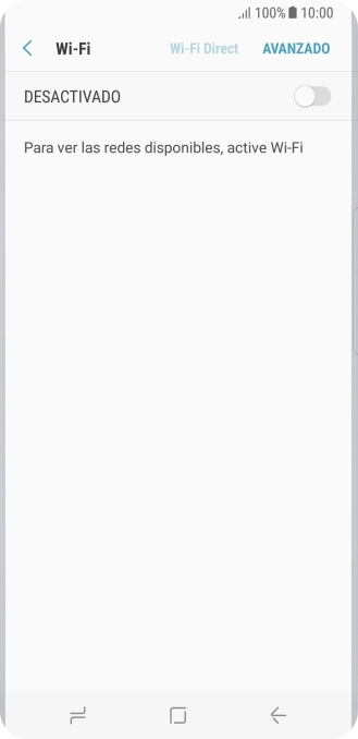 Pulsa el indicador para activar la función.