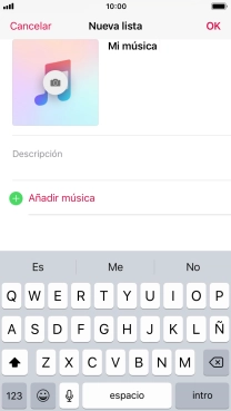 Pulsa Añadir música.