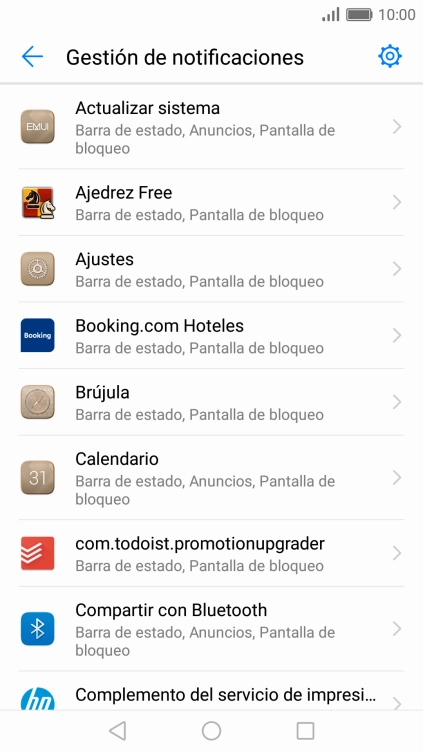 Pulsa la app deseada.